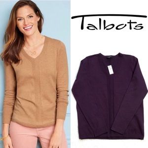Talbots Chevron Detail Sweater